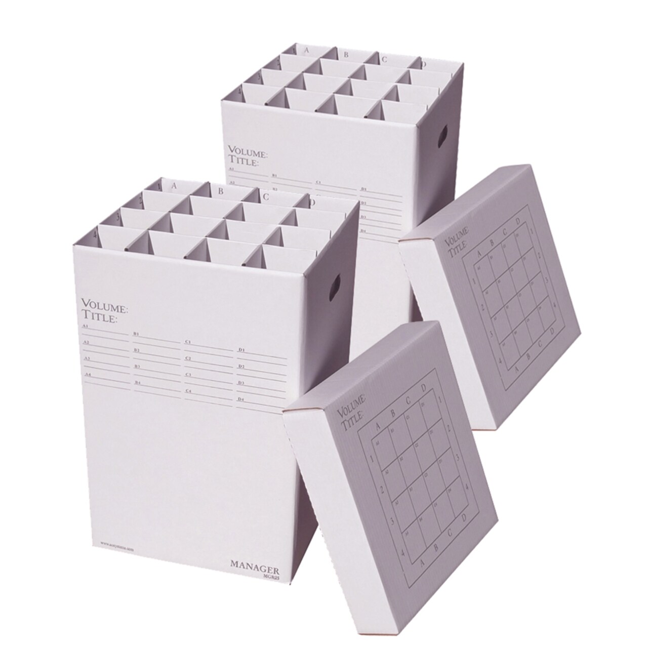 Offex OFX-508468-AO Office Rolling Storage File Manager, Stores Rolled Items Up to 24" in Length